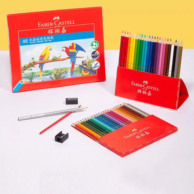 Акварельные карандаши Faber Castell 1144, набор водорастворимых цветных карандашей 12/24/36/48/60/72 для рисования в школе и на открытом воздухе
Акварельные карандаши Faber Castell 1144, набор водорастворимых цветных карандашей 12/24/36/48/60/72 для рисования в школе и на открытом воздухе