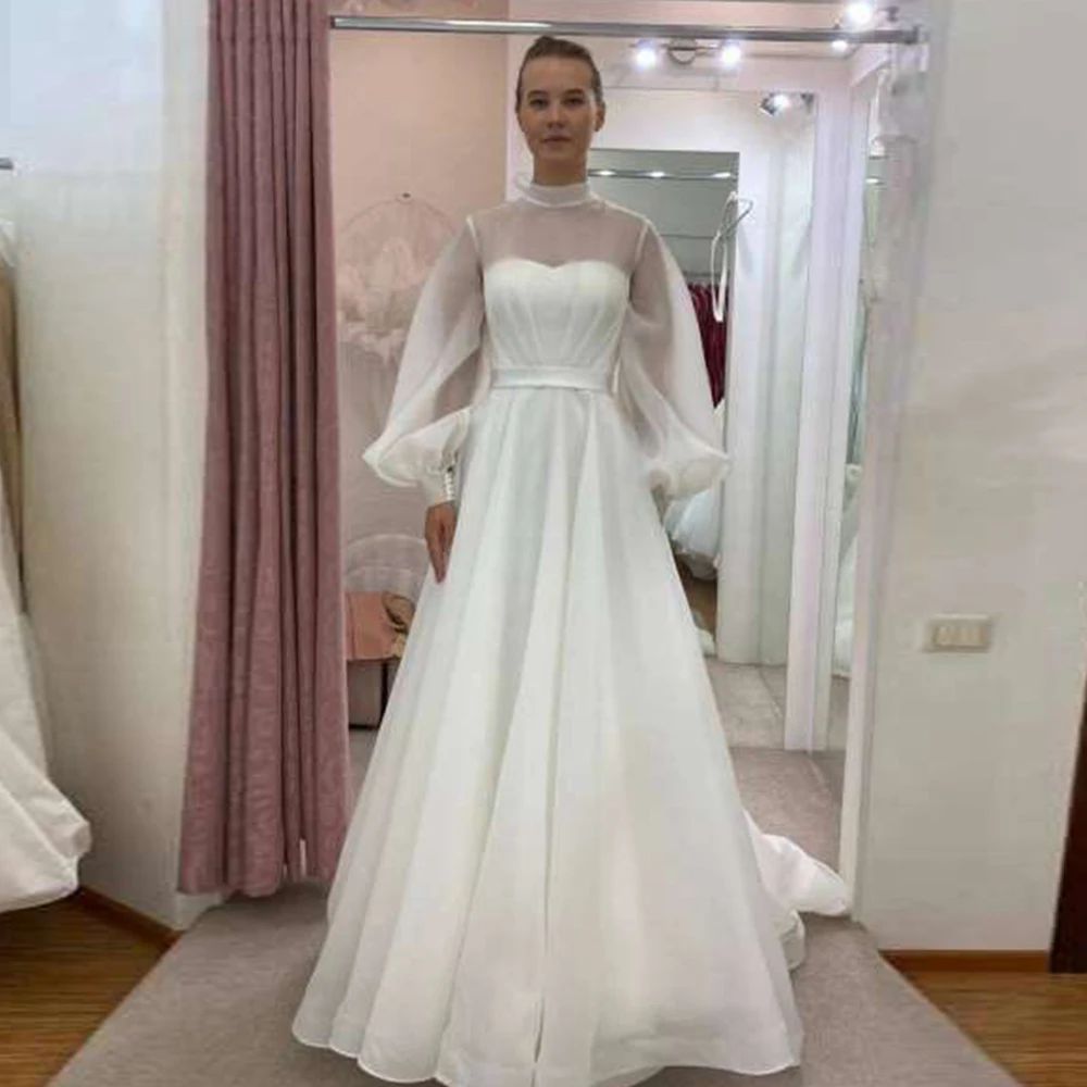 Angelsbridep Royal Vintage Long A Line Wedding Dresses 2022 Sleeves High Neck Beach Evening Party Princess Robe De Mariée
Angelsbridep Royal Vintage Long A Line Wedding Dresses 2022 Sleeves High Neck Beach Evening Party Princess Robe De Mariée