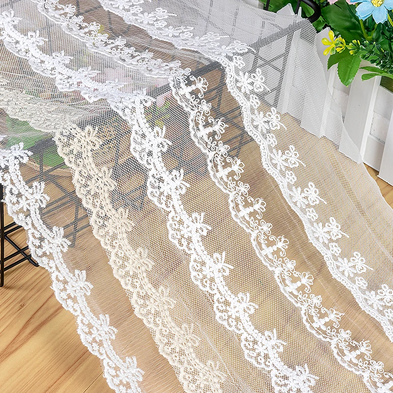 Mesh Lace Trim 15 Yard Ivory Apricot Gauze Tulle Cotton Embroidery Ribbon Edge Dress Clothes Fabric 5-8cm Wide M4F334
Mesh Lace Trim 15 Yard Ivory Apricot Gauze Tulle Cotton Embroidery Ribbon Edge Dress Clothes Fabric 5-8cm Wide M4F334
