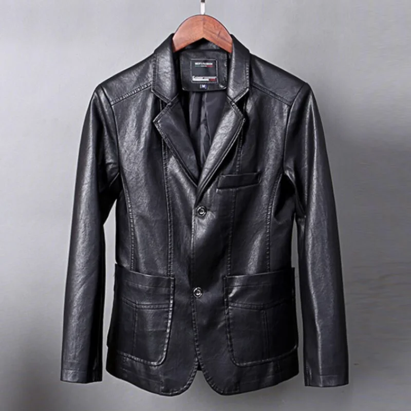 Spring and Autumn Business and Leisure Men PU Leather Jacket Suit Plus Size 7XL Mens faux leather Jackets Coats
Spring and Autumn Business and Leisure Men PU Leather Jacket Suit Plus Size 7XL Mens faux leather Jackets Coats