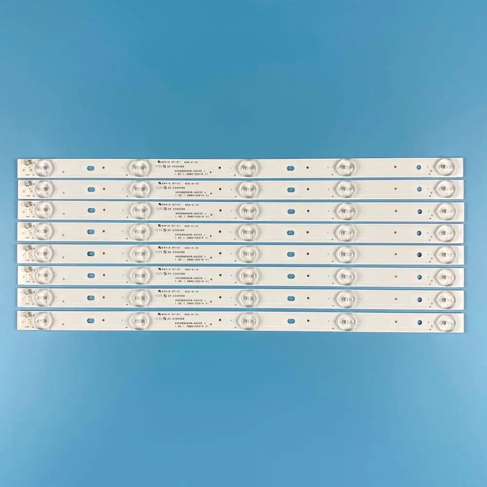 LCD TV backlight bar 400S8606X8-A0035 E34036 40S-4-10 1.00.1.388015S01R V1 94V-O DY-01
LCD TV backlight bar 400S8606X8-A0035 E34036 40S-4-10 1.00.1.388015S01R V1 94V-O DY-01