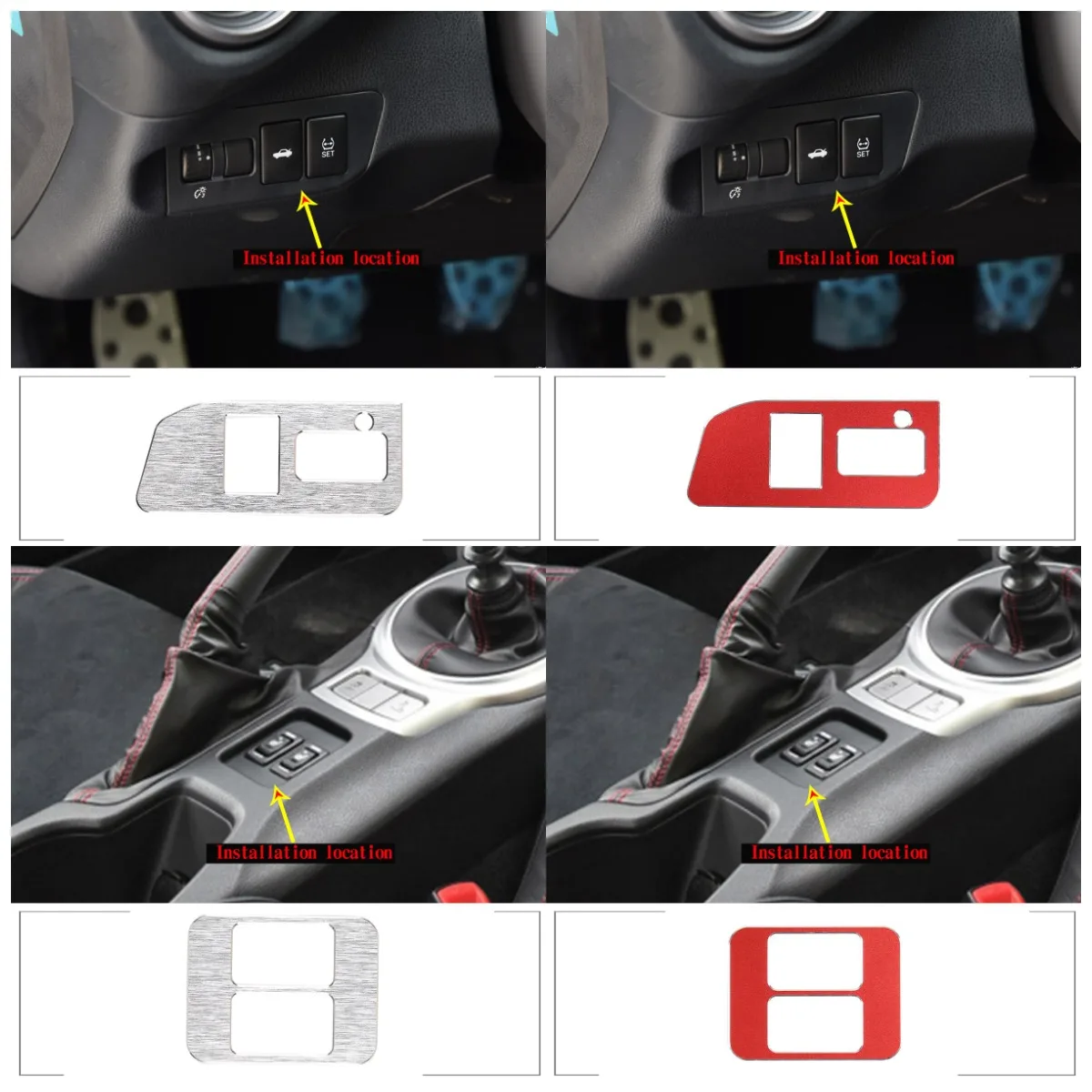 For 16-2020 Subaru BRZ/ Toyota 86 Aluminum Alloy Trunk Switch Panel And Heating Button Frame Sticker Trim Car Sytling Accessory
For 16-2020 Subaru BRZ/ Toyota 86 Aluminum Alloy Trunk Switch Panel And Heating Button Frame Sticker Trim Car Sytling Accessory