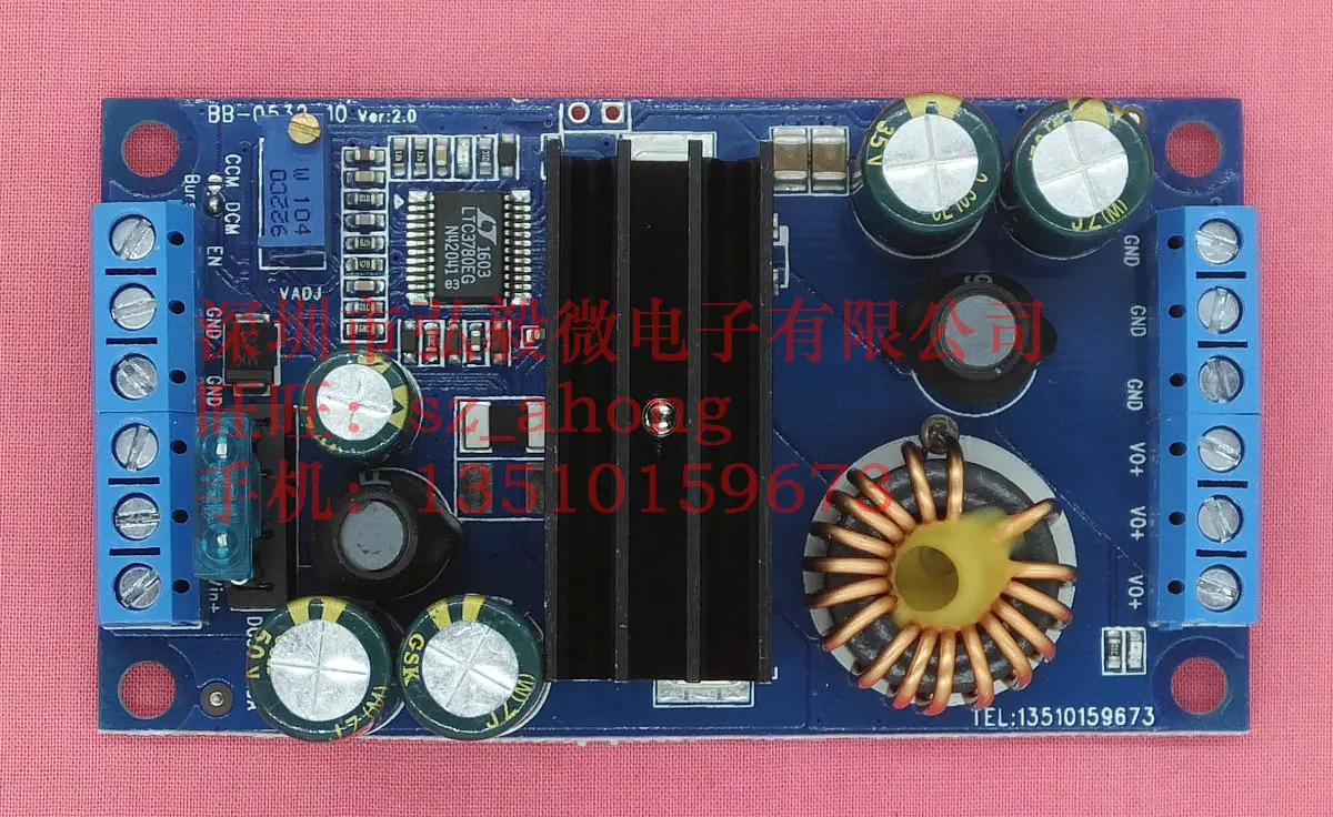 LTC3780 Automatic Buck-boost Module 12V to 12V 12A 24V to 24V 144W Car Power Supply
LTC3780 Automatic Buck-boost Module 12V to 12V 12A 24V to 24V 144W Car Power Supply