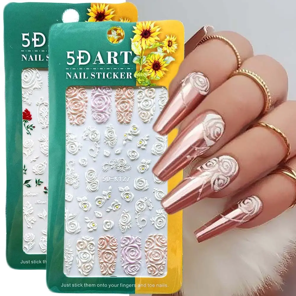 Valentines Nail Decal Embossed Rose Lace Valentines Nail Art DIY Nail Art Decorations Manicure Tool Rose Nail Art Stickers
Valentines Nail Decal Embossed Rose Lace Valentines Nail Art DIY Nail Art Decorations Manicure Tool Rose Nail Art Stickers