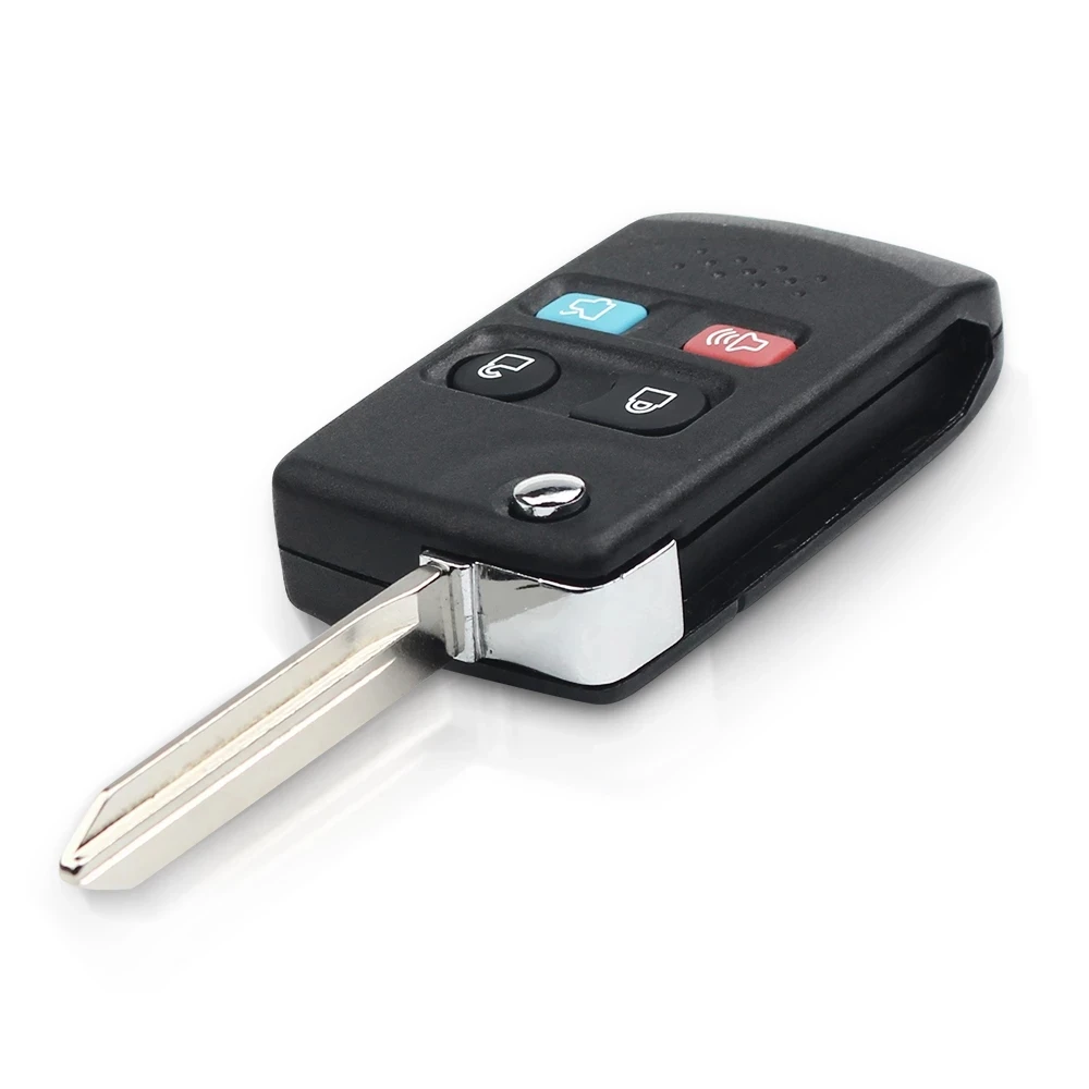 KEYECU Modified Flip Remote Key Shell Case Cover With 4 Buttons Fob for Ford Focus Complete Escape Mustang Explorer Lincoln Town
KEYECU Modified Flip Remote Key Shell Case Cover With 4 Buttons Fob for Ford Focus Complete Escape Mustang Explorer Lincoln Town