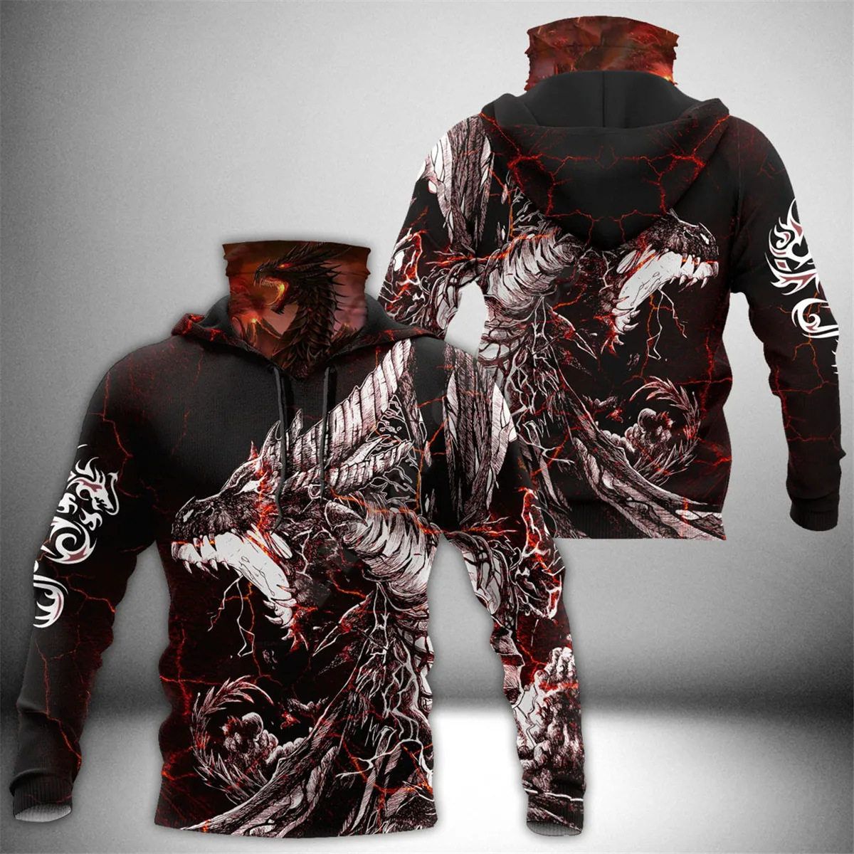 Dragon 3D Printed Hoodies Harajuku Fashion Sweatshirt Women Men Casual Pullover Hoodie Mask Warm Cosplay Costumes
Dragon 3D Printed Hoodies Harajuku Fashion Sweatshirt Women Men Casual Pullover Hoodie Mask Warm Cosplay Costumes
