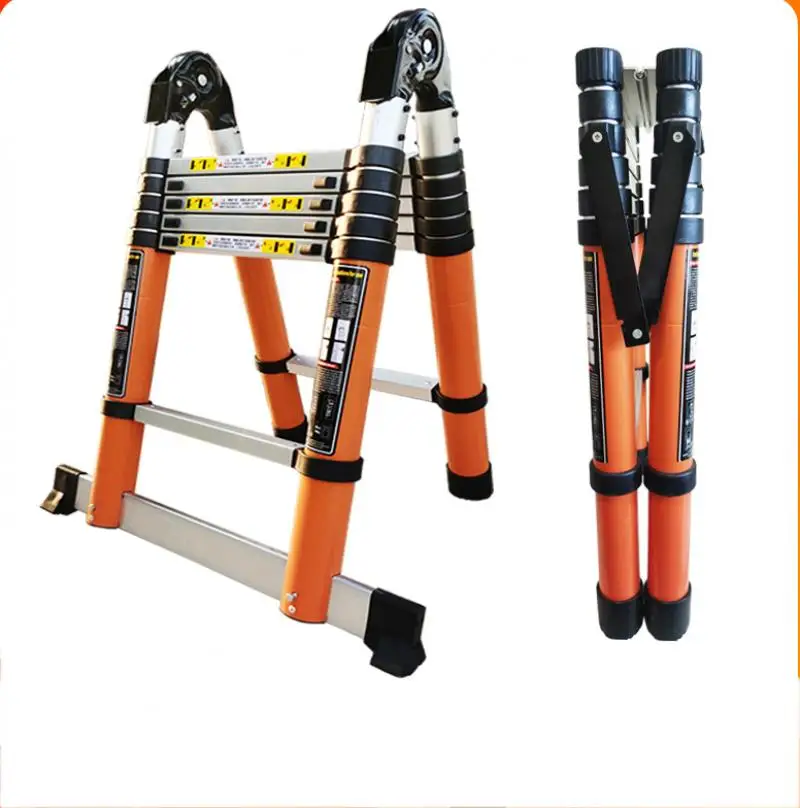 2M+2M Thickened Aluminum Alloy Telescopic Ladder Multi-Purpose Herringbone Ladder Portable Home Folding Engineering Ladder
2M+2M Thickened Aluminum Alloy Telescopic Ladder Multi-Purpose Herringbone Ladder Portable Home Folding Engineering Ladder