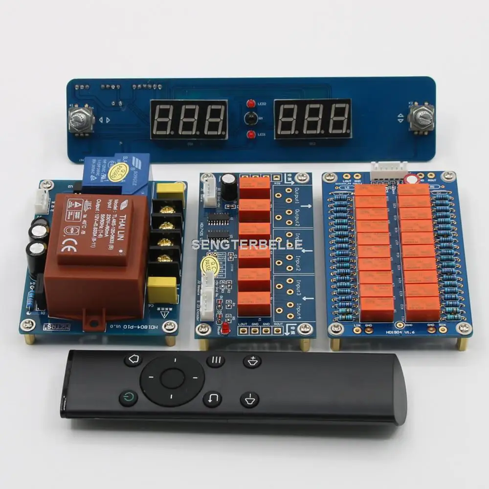 Remote Relay Volume Control Balanced Passive Preamplifier Board Audio Input Choose Board
Remote Relay Volume Control Balanced Passive Preamplifier Board Audio Input Choose Board