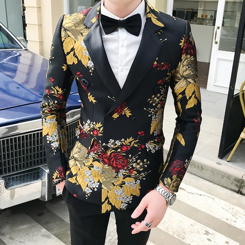 2019 Blazer Hombre Mens Slim Fit Blazer Jacket Business Affairs Printing Single Man's Suit Loose Coat Chaqueta Hombre Formal
2019 Blazer Hombre Mens Slim Fit Blazer Jacket Business Affairs Printing Single Man's Suit Loose Coat Chaqueta Hombre Formal