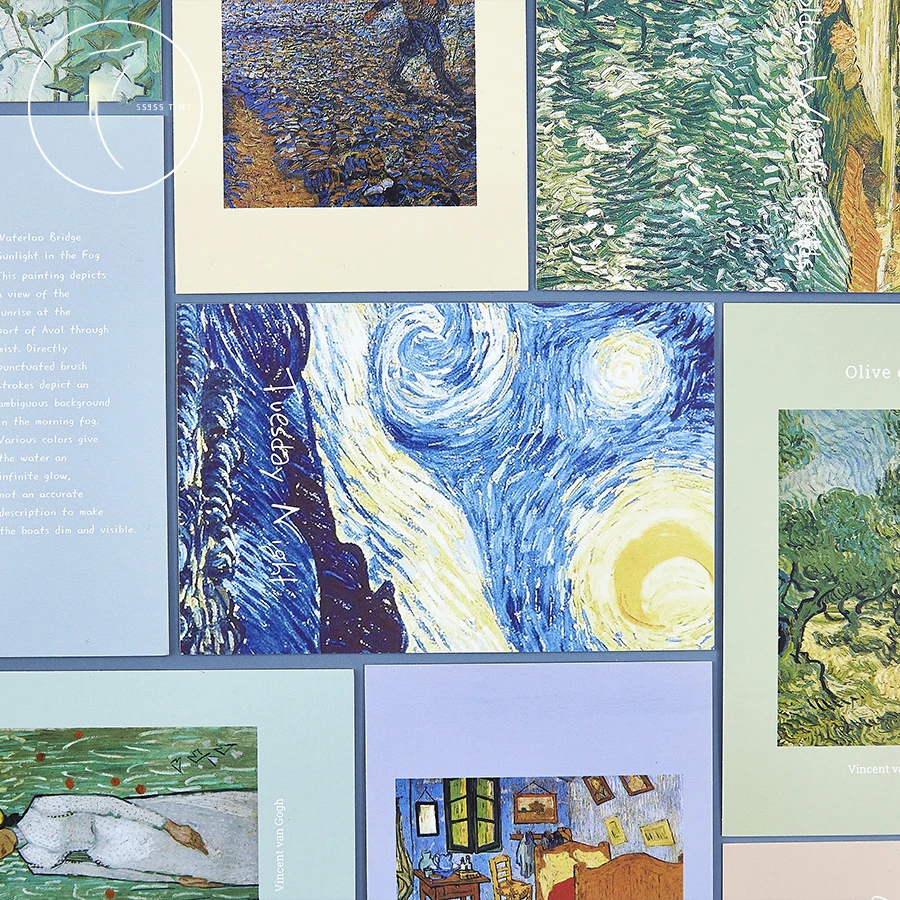 30pcs Famous Oil Painting Style Card As Party Invitation DIY Decoration Gift Card Message Card Postcard
30pcs Famous Oil Painting Style Card As Party Invitation DIY Decoration Gift Card Message Card Postcard