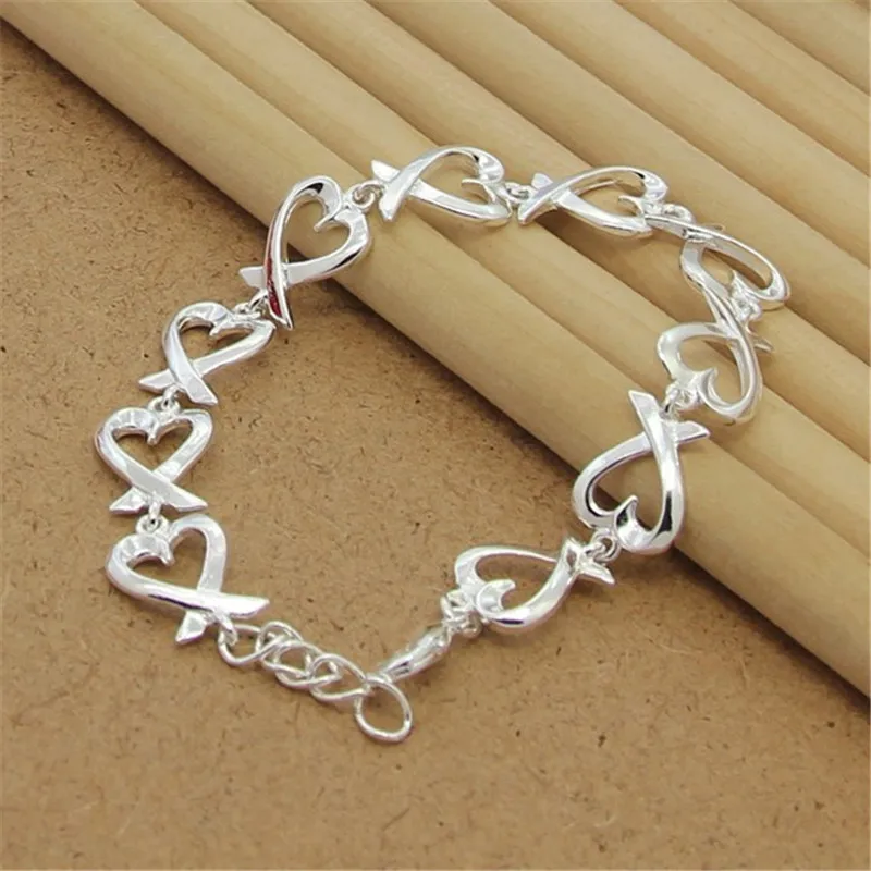 New Style 925 Sterling Silver Bracelet Love Heart Language Bracelet For Literati Charm Jewelry Gift
New Style 925 Sterling Silver Bracelet Love Heart Language Bracelet For Literati Charm Jewelry Gift