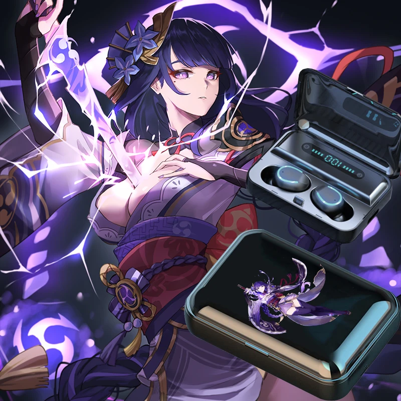 Game Genshin Impact Beelzebul ZhongLi GanYu Bluetooth earphones cosplay For Android Wireless Earbuds 5.0 Charging box HD Anime
Game Genshin Impact Beelzebul ZhongLi GanYu Bluetooth earphones cosplay For Android Wireless Earbuds 5.0 Charging box HD Anime