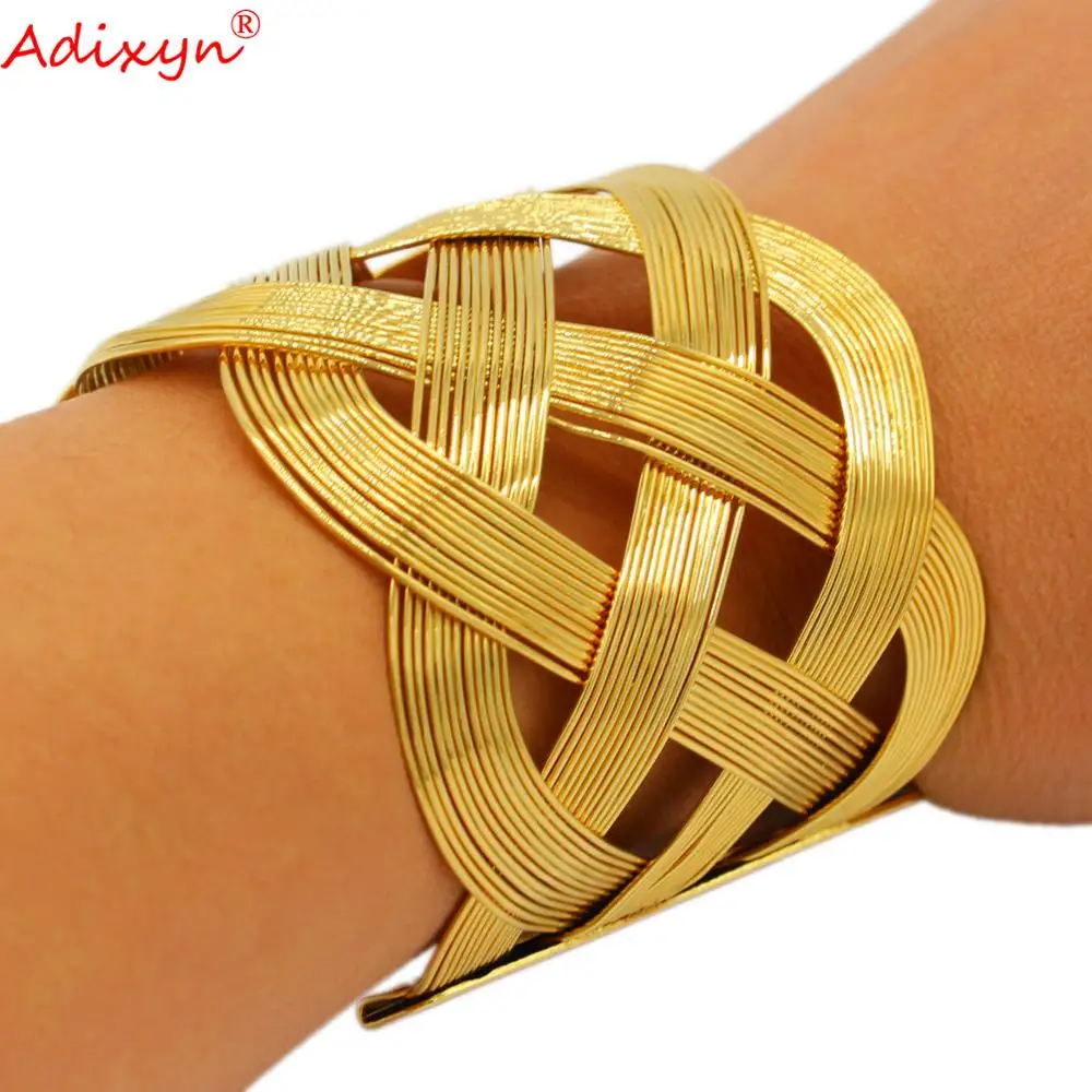 Adixyn Hand Woven Bangles for Women/Men Gold Color Bracelet Jewelry African Middle East Nigeria Festival Gifts 102074
Adixyn Hand Woven Bangles for Women/Men Gold Color Bracelet Jewelry African Middle East Nigeria Festival Gifts 102074