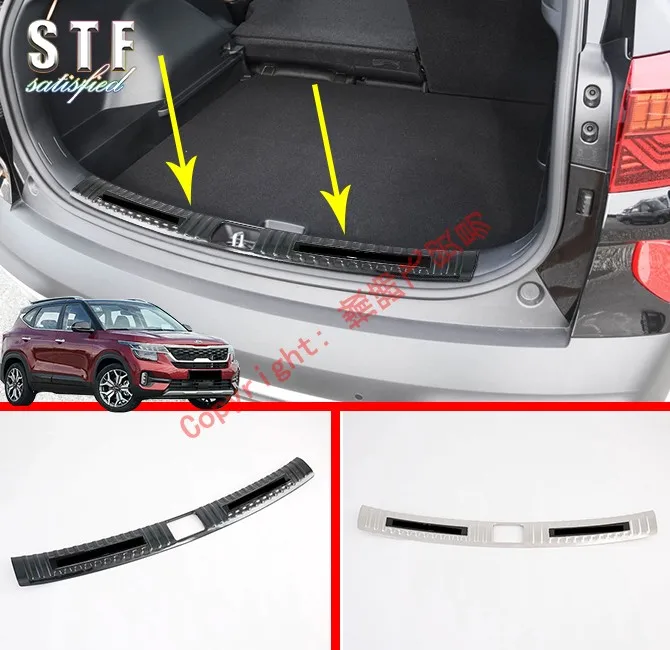 Протектор из нержавеющей стали для порога заднего бампера для KIA Seltos 2019 2020
Протектор из нержавеющей стали для порога заднего бампера для KIA Seltos 2019 2020
