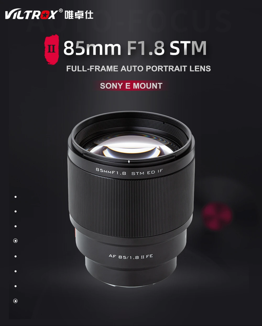 VILTROX 85 мм f1.8 STM Автофокус большая апертура портретный объектив для Sony FE nikon Z Fuji Fujifilm X Крепление объектива камеры
VILTROX 85 мм f1.8 STM Автофокус большая апертура портретный объектив для Sony FE nikon Z Fuji Fujifilm X Крепление объектива камеры