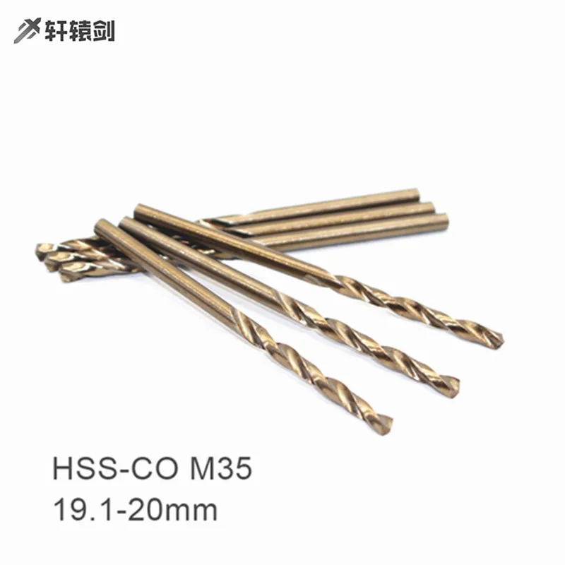 1PC 19.1 19.2 19.3 19.4 19.5 19.6 19.7 19.8 19.9 20mm HSS-CO M35 Good Quality High Cost Twist Drill Bits For CNC Lathe Tool
1PC 19.1 19.2 19.3 19.4 19.5 19.6 19.7 19.8 19.9 20mm HSS-CO M35 Good Quality High Cost Twist Drill Bits For CNC Lathe Tool