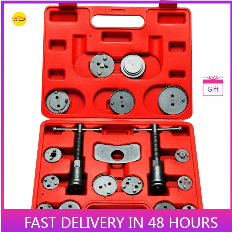 High Quality Universal 18PCs Disc Brake Caliper Wind Back Adapter Tool Kit For Auto Repair
High Quality Universal 18PCs Disc Brake Caliper Wind Back Adapter Tool Kit For Auto Repair