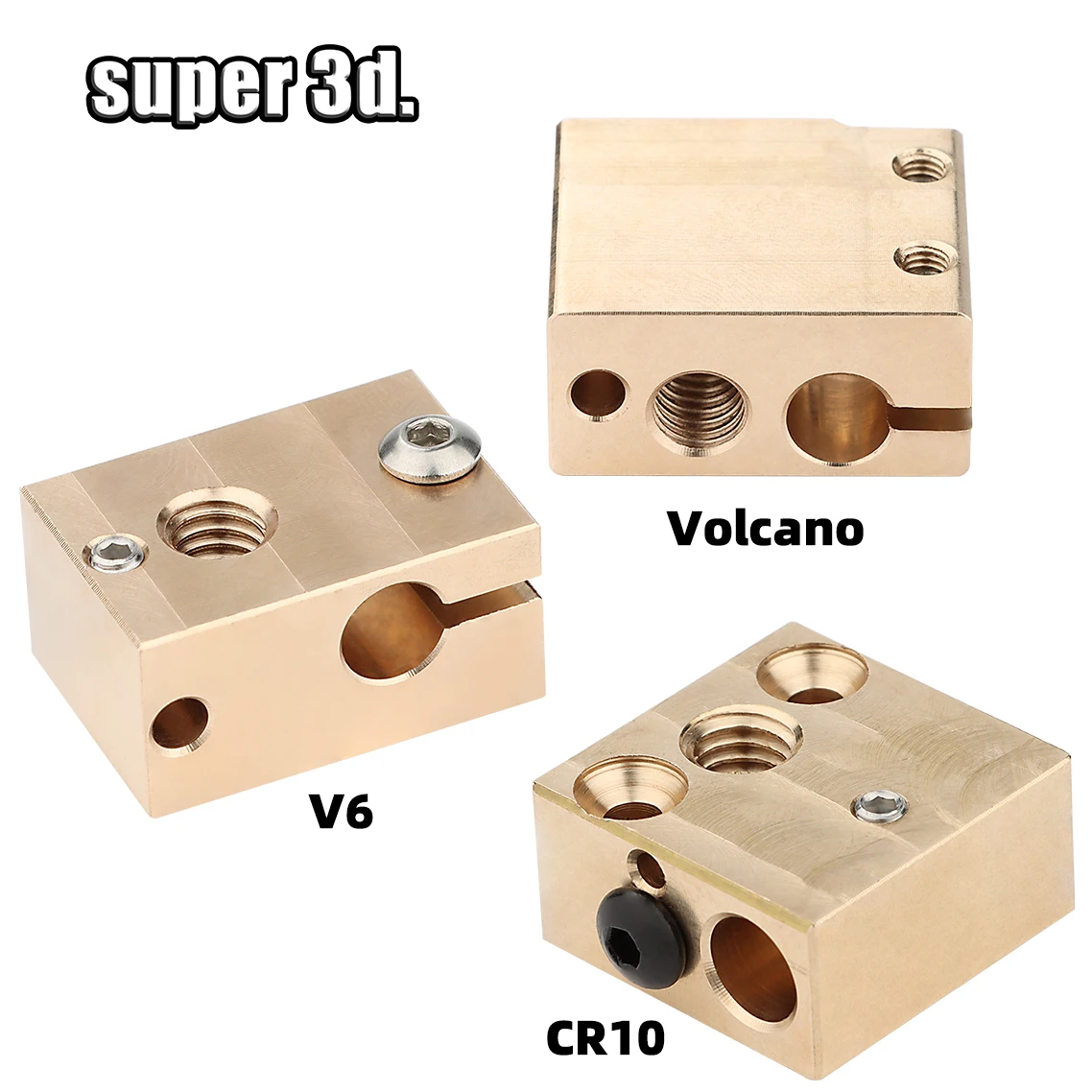 Запчасти для 3D-принтера CR10 /Volcano/V6 медный нагревательный прибор высокого качества для PT100 V6 CR10 Mk7/Mk8/Mk9 j-головки экструдера с подогревом
Запчасти для 3D-принтера CR10 /Volcano/V6 медный нагревательный прибор высокого качества для PT100 V6 CR10 Mk7/Mk8/Mk9 j-головки экструдера с подогревом