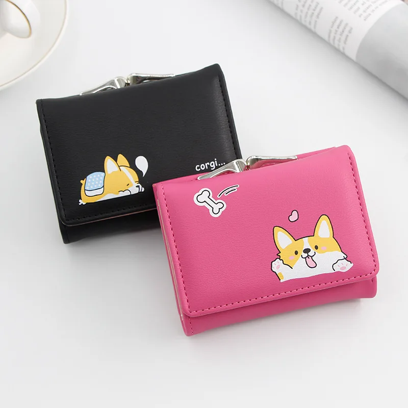 Женские мини-кошельки, новые милые дизайнерские женские кошельки Corgi Doge из искусственной кожи, женские короткие маленькие кошельки для денег с карманом для монет
Женские мини-кошельки, новые милые дизайнерские женские кошельки Corgi Doge из искусственной кожи, женские короткие маленькие кошельки для денег с карманом для монет