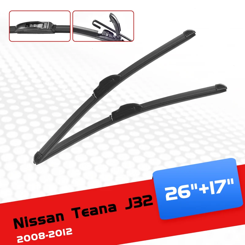 CELANOVA Car Wiper Blade For Nissan Teana J32 2008-2012 26"+17" Windscreen Windshield Rubber Wiper
CELANOVA Car Wiper Blade For Nissan Teana J32 2008-2012 26"+17" Windscreen Windshield Rubber Wiper