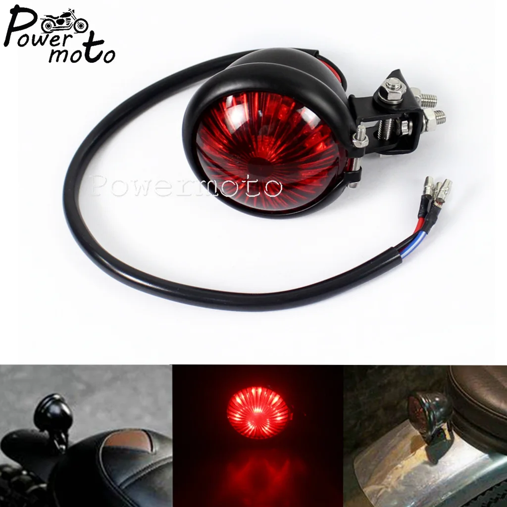 Retro Motorcycle Black Bates Style LED Taillight Brake Stop Lamp For Harley Chopper Custom Cafe Racer Scrambler Stop Tail Light
Retro Motorcycle Black Bates Style LED Taillight Brake Stop Lamp For Harley Chopper Custom Cafe Racer Scrambler Stop Tail Light