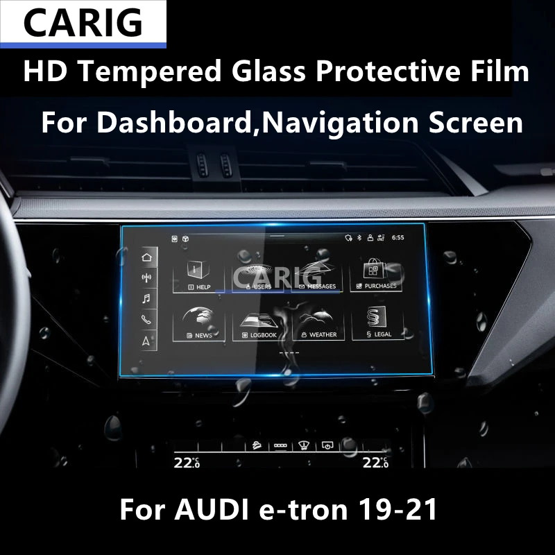 For AUDI e-tron 19-21 Dashboard,Navigation Screen HD Tempered Glass Protective Film Anti-scratch Repair Film Accessories Refit
For AUDI e-tron 19-21 Dashboard,Navigation Screen HD Tempered Glass Protective Film Anti-scratch Repair Film Accessories Refit