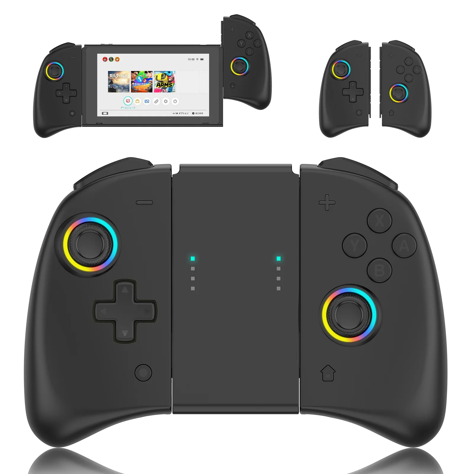 YS53 Wireless Controller for Nintend Switch NS Joypad Game Handle Grip Left&Right Joystick Bluetooth Gamepad with wake-up
YS53 Wireless Controller for Nintend Switch NS Joypad Game Handle Grip Left&Right Joystick Bluetooth Gamepad with wake-up
