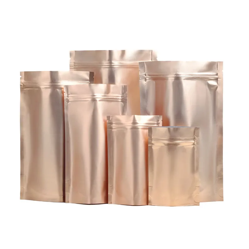 1000Pcs/Lot Matte Gold Stand Up Zip lock Foil Pouches Aluminum Foil Standing bag Food Storage Stand Up zip lock Bags wholesale
1000Pcs/Lot Matte Gold Stand Up Zip lock Foil Pouches Aluminum Foil Standing bag Food Storage Stand Up zip lock Bags wholesale