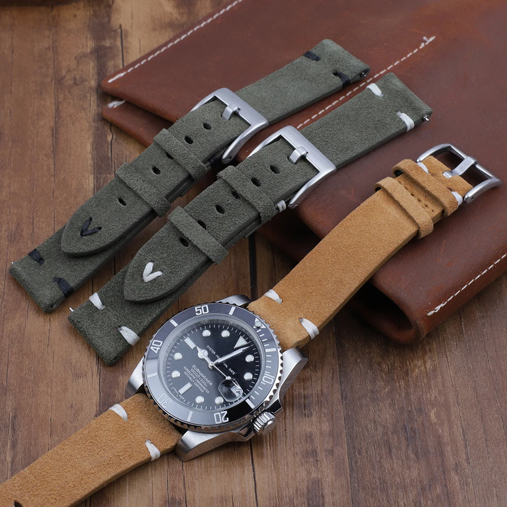 High Quality Suede Leather Watch Strap 18mm 20mm 22mm 24mm Men's Watch Band Brown Coffee Colors Quick Release Watch Accessories
High Quality Suede Leather Watch Strap 18mm 20mm 22mm 24mm Men's Watch Band Brown Coffee Colors Quick Release Watch Accessories