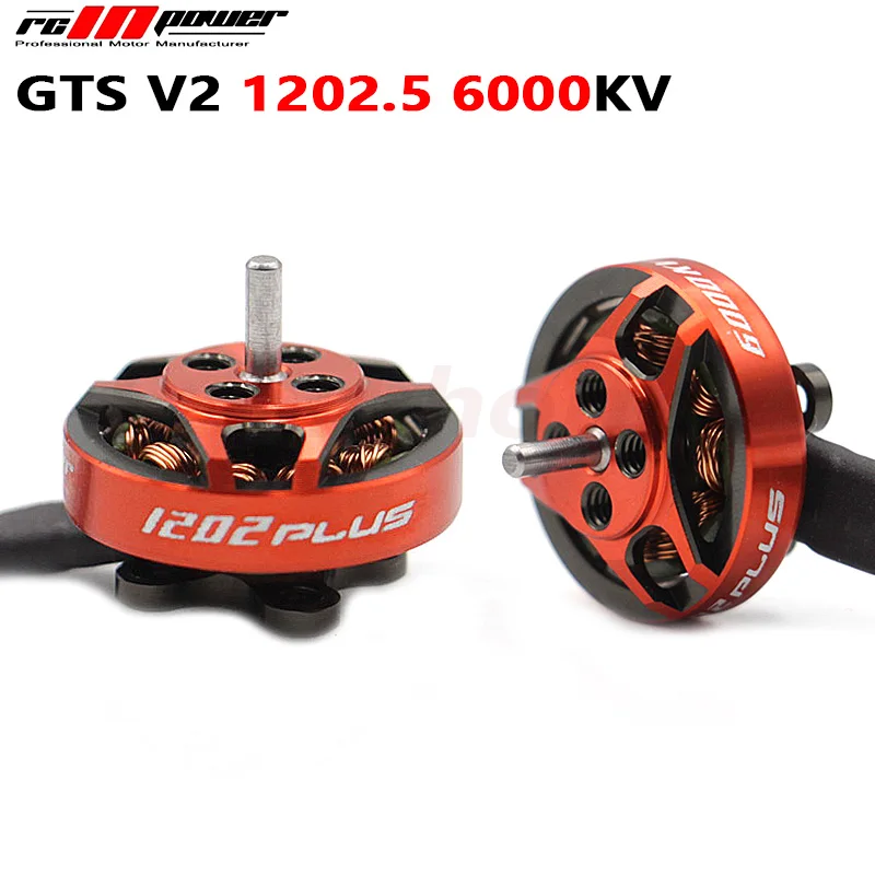 4PCS RCINPower GTS V2 1202.5 6000KV 3-4S Lipo 3.9g Mini FPV Brushless Motor 1.6-3inch Propeller For RC Racing Drones Quadcopter
4PCS RCINPower GTS V2 1202.5 6000KV 3-4S Lipo 3.9g Mini FPV Brushless Motor 1.6-3inch Propeller For RC Racing Drones Quadcopter