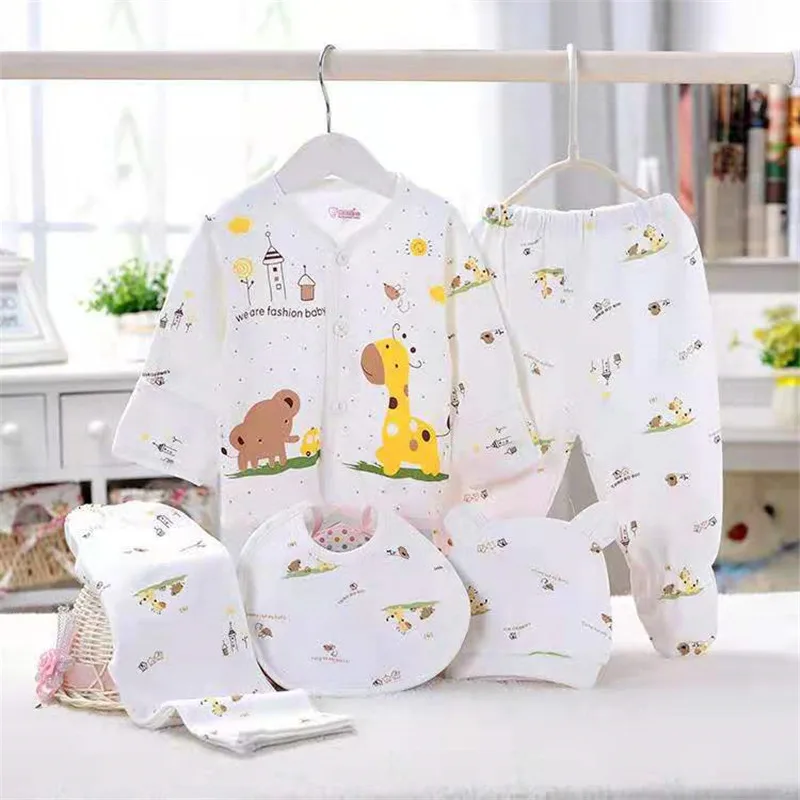 (5pcs/set) 0-3M Autumn Newborn Baby Unisex Clothes Underwear Animal Print Shirt Pants 2PCS Boys Girls clothing Cotton Soft Suits
(5pcs/set) 0-3M Autumn Newborn Baby Unisex Clothes Underwear Animal Print Shirt Pants 2PCS Boys Girls clothing Cotton Soft Suits