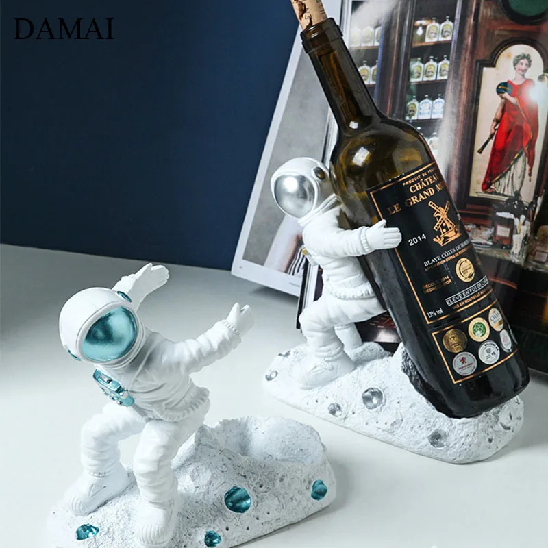 Astronaut Resin Wine Rack Coffee Table Desktop Red Wine Beverage Tray Adornment Cosmonaut Liqueur Support Ornaments Home Decor
Astronaut Resin Wine Rack Coffee Table Desktop Red Wine Beverage Tray Adornment Cosmonaut Liqueur Support Ornaments Home Decor