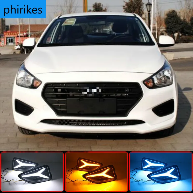 For Hyundai Accent Solaris Verna 2017-2020 LED DRL Daytime Running Light Fog Lamp 12V Car Running Lights
For Hyundai Accent Solaris Verna 2017-2020 LED DRL Daytime Running Light Fog Lamp 12V Car Running Lights