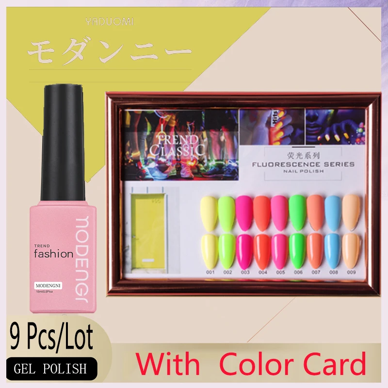 15ml Nail Gel Polish No Wipe 9 Bottles Color Varnishes Nail Gel Primer Long Lasting Soak off UV Gel Polish Nail Art Manicure
15ml Nail Gel Polish No Wipe 9 Bottles Color Varnishes Nail Gel Primer Long Lasting Soak off UV Gel Polish Nail Art Manicure