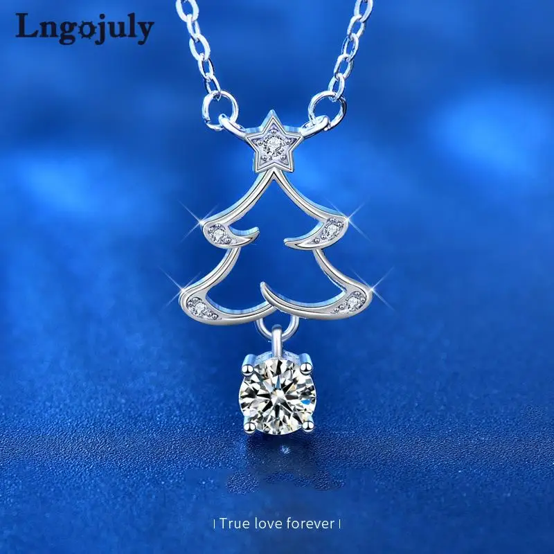 Pure 925 Sterling Silver Moissanite Tree Pendant Necklaces For Women Bride Romantic Wedding Party Solid Silver 925 Jewelry Gift
Pure 925 Sterling Silver Moissanite Tree Pendant Necklaces For Women Bride Romantic Wedding Party Solid Silver 925 Jewelry Gift