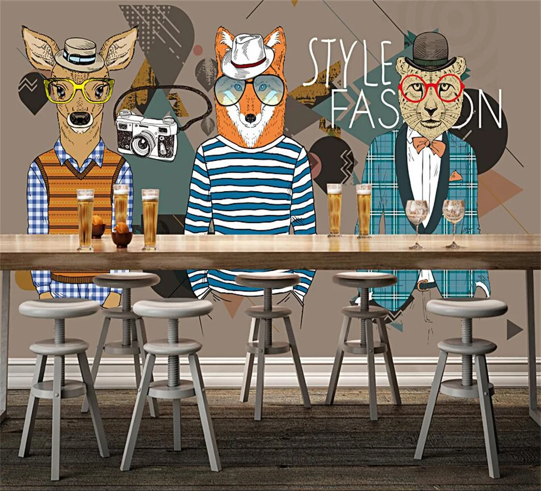 Customized personality 3d wallpaper hand-painted abstract animal clothing shop cafe decoration wall 3d wallpaper papel de parede
Customized personality 3d wallpaper hand-painted abstract animal clothing shop cafe decoration wall 3d wallpaper papel de parede