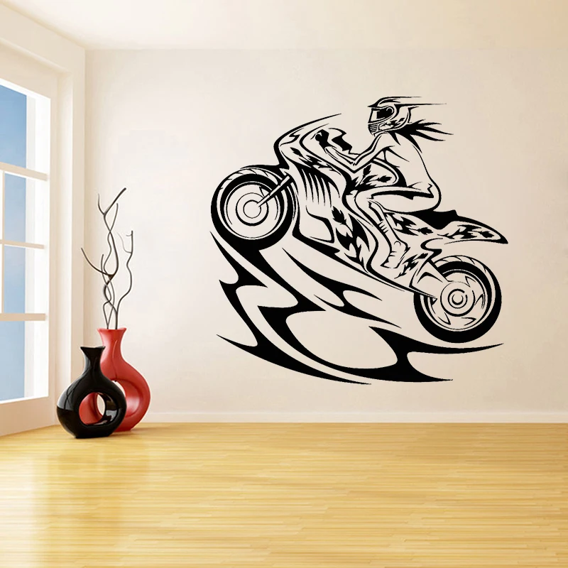 Motorcyclist Wall Decal Girl Biker Motorsports Race Speed Extreme Sport Wall Stickers Home Interior Wall Decor Vinyl Decals C114
Motorcyclist Wall Decal Girl Biker Motorsports Race Speed Extreme Sport Wall Stickers Home Interior Wall Decor Vinyl Decals C114