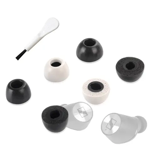 Memory Foam Ear Tips for Sennheiser MOMENTUM 2 Eartips CX400BT True Wireless Earbud Tips Avoid Falling Off Noise Reducing