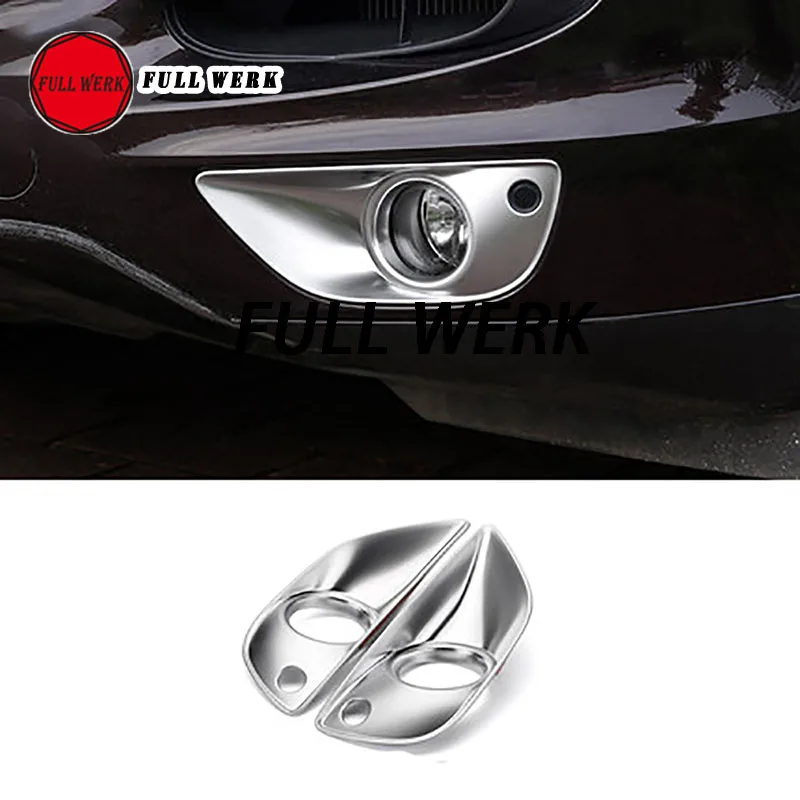 1 Set ABS Car Front Fog Lamp Light Cover Decoration Trim Sticker Frame fit for Porsche Cayenne 2015 2016 2017 Exterior Accessory
1 Set ABS Car Front Fog Lamp Light Cover Decoration Trim Sticker Frame fit for Porsche Cayenne 2015 2016 2017 Exterior Accessory