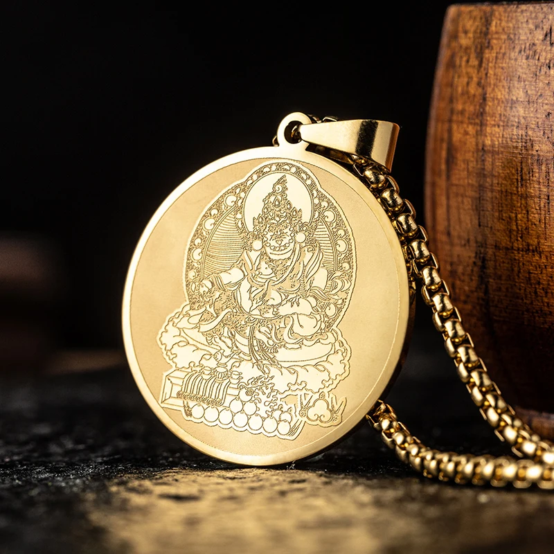 Zhaocai Yellow God of wealth Pendant, Wangcai Buddhist Sutra Pendant, Exquisite Men and Women's wealth Pendant
Zhaocai Yellow God of wealth Pendant, Wangcai Buddhist Sutra Pendant, Exquisite Men and Women's wealth Pendant