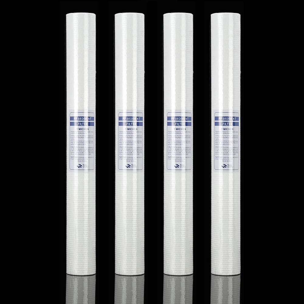 4pcs 20" Water Purifier 20 Inch 5 Micron Sediment Water Filter Cartridge Pp Cotton Filter Water Filter System
4pcs 20" Water Purifier 20 Inch 5 Micron Sediment Water Filter Cartridge Pp Cotton Filter Water Filter System