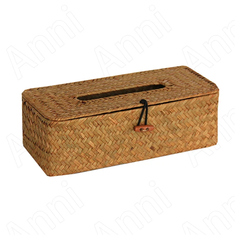 Seaweed Hand-woven Rattan Tissue Box Japanese Simple Napkin Holder Living Room Coffee Table Desktop Paper Towel Organization
Seaweed Hand-woven Rattan Tissue Box Japanese Simple Napkin Holder Living Room Coffee Table Desktop Paper Towel Organization