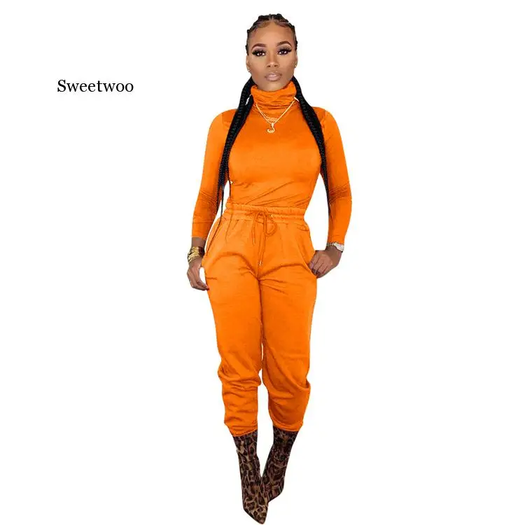 Hot Selling Women High Collar Long Sleeve Suit Slim Pencil Pants Solid Color Leisure Women Tracksuit Women Rompers
Hot Selling Women High Collar Long Sleeve Suit Slim Pencil Pants Solid Color Leisure Women Tracksuit Women Rompers