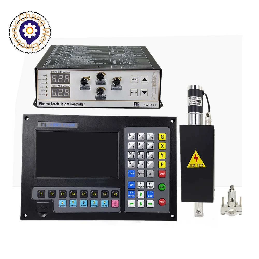 2 Axis CNC Plasma Controller+THC+lifter Kit F2100B+F1621+JYKB-100 For Plasma Cutting Machine Cutter
2 Axis CNC Plasma Controller+THC+lifter Kit F2100B+F1621+JYKB-100 For Plasma Cutting Machine Cutter