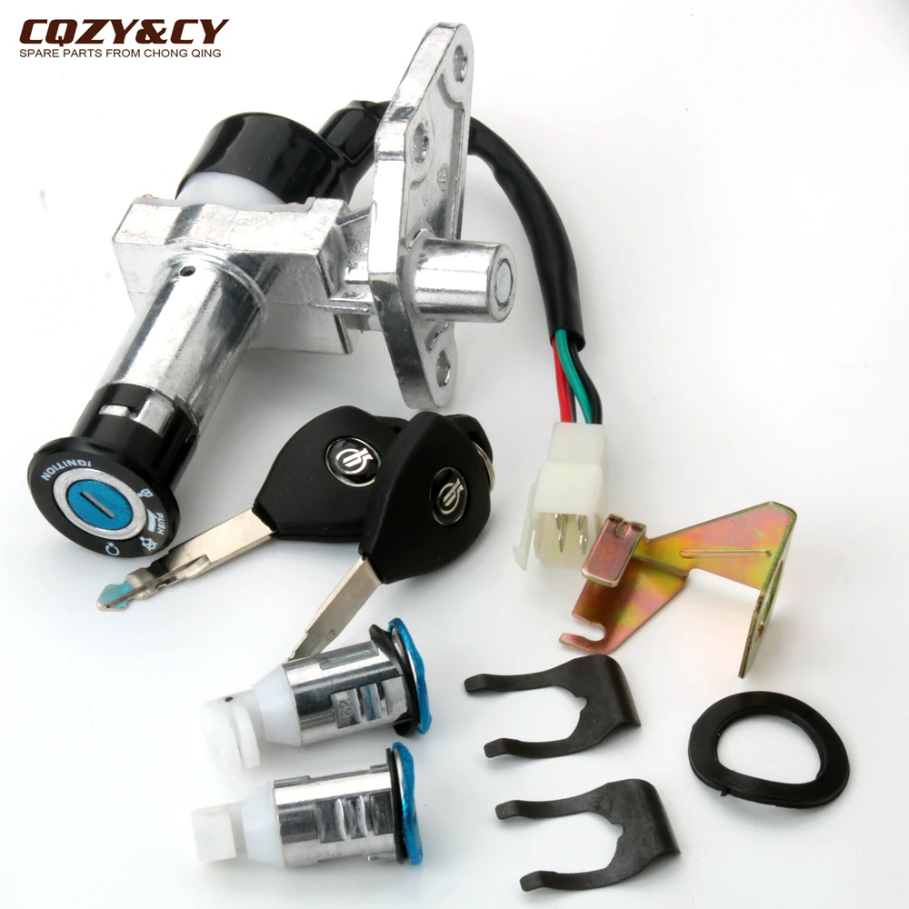 Scooter GY6 Key Switch Lock Set For Znen Classic Venice ZN150T-E ZN150T-20 ZN150T-18 150cc
Scooter GY6 Key Switch Lock Set For Znen Classic Venice ZN150T-E ZN150T-20 ZN150T-18 150cc