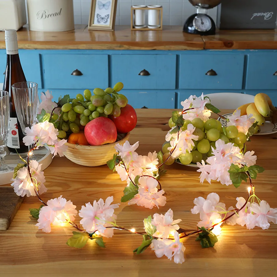 White/Pink Flower Fairy String Light 20LED Artificial Ivy Floral Fairy Garland Light Battery Powered Decor Bedroom Wedding Party
White/Pink Flower Fairy String Light 20LED Artificial Ivy Floral Fairy Garland Light Battery Powered Decor Bedroom Wedding Party