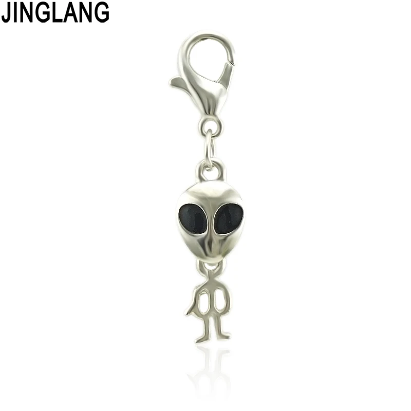 JINGLANG Charms Alien Pendants Making DIY Handmade Tibetan Silver Finding Jewelry for Bracelet 50Pcs
JINGLANG Charms Alien Pendants Making DIY Handmade Tibetan Silver Finding Jewelry for Bracelet 50Pcs