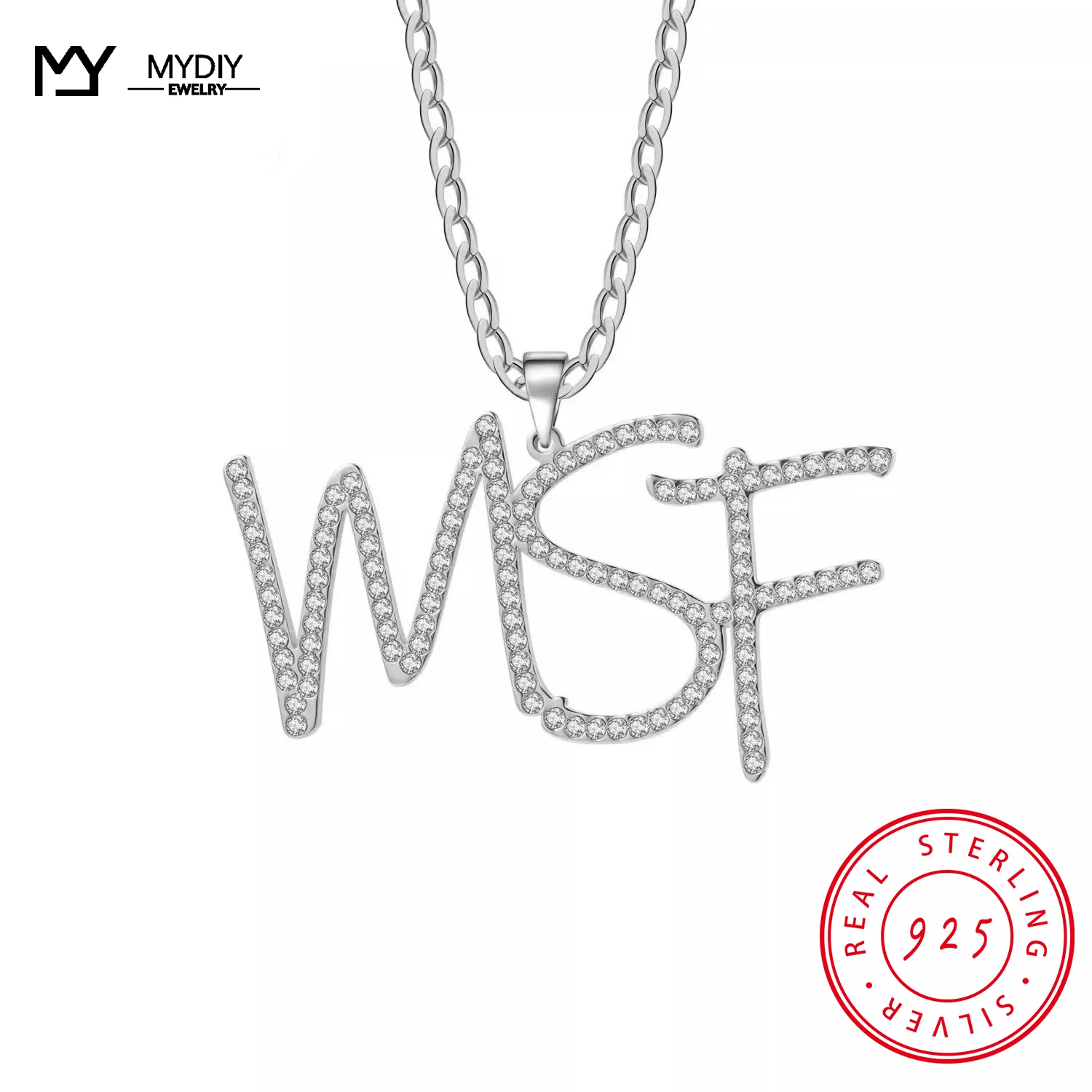 Женская цепочка из серебра 925 пробы с буквенным кулоном
Женская цепочка из серебра 925 пробы с буквенным кулоном