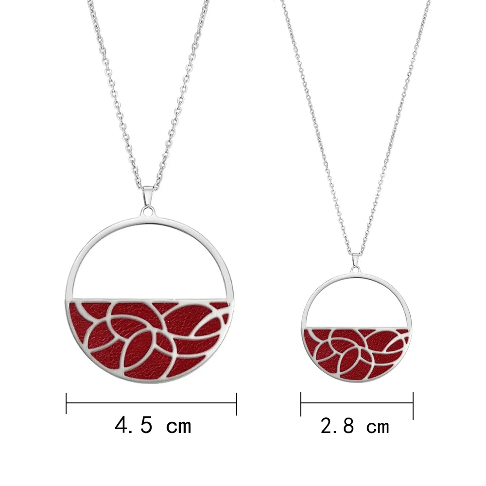 Cremo Flower Pendant Necklace for Women Colorful Interchangeable Leather Band bijoux inoxydable femme Charm collier Christmas
Cremo Flower Pendant Necklace for Women Colorful Interchangeable Leather Band bijoux inoxydable femme Charm collier Christmas