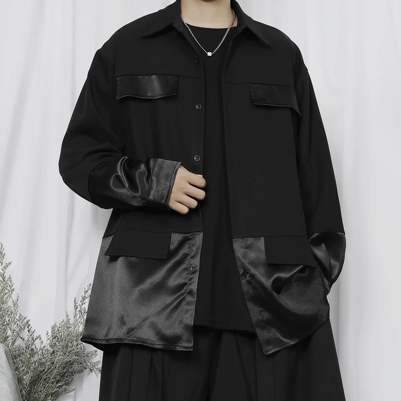 Men's Long-Sleeve Shirt Spring And Autumn New Quilting Design Urban Youth Leisure Loose Oversized Shirt
Men's Long-Sleeve Shirt Spring And Autumn New Quilting Design Urban Youth Leisure Loose Oversized Shirt